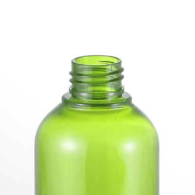 Runde kosmetische Lotions-Flasche, 54mm grüne leere Körper-Lotionsflaschen 300ML