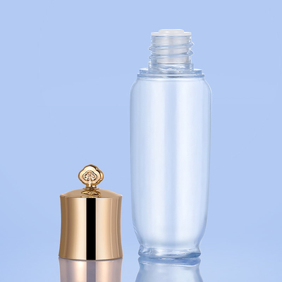 Bereifte Goldleere Reise-Flasche stellte die Kapazität 30ml für Toner ein