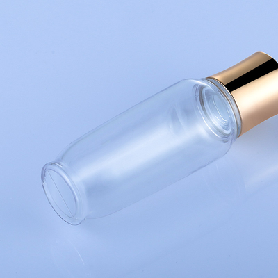 Bereifte Goldleere Reise-Flasche stellte die Kapazität 30ml für Toner ein