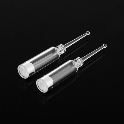 Transparente Flaschen des ätherischen Öls 1ml STREICHELN Plastik-Ampulle
