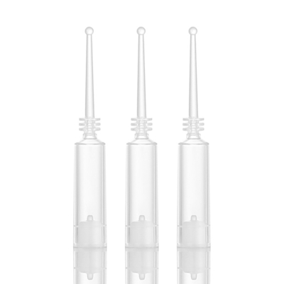 Transparente Flaschen des ätherischen Öls 1ml STREICHELN Plastik-Ampulle