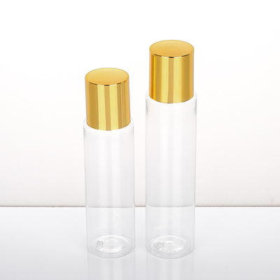 Lotions-Toner-Plastikflasche der Golddeckel-kosmetische Behälter-120ML 150ML leere