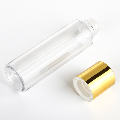 Lotions-Toner-Plastikflasche der Golddeckel-kosmetische Behälter-120ML 150ML leere