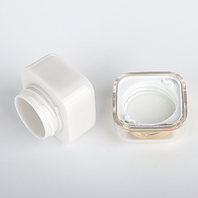 Acrylleere LuxusParfümflaschen ODM, die Rose Gold 15ML 30ML verpacken