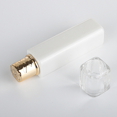 Acrylleere LuxusParfümflaschen ODM, die Rose Gold 15ML 30ML verpacken